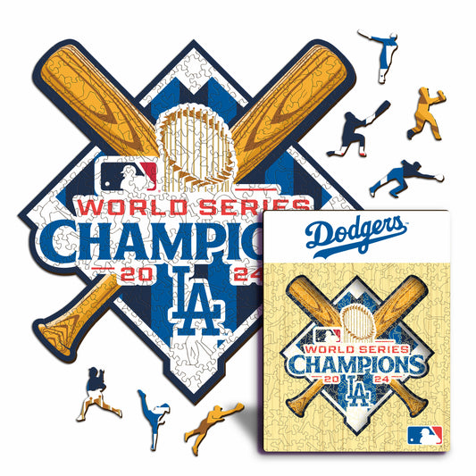 Los Angeles Dodgers™ 2024 World Series - Rompecabezas de Madera