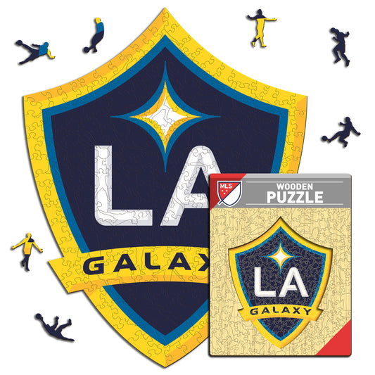 LA Galaxy® Escudo - Rompecabezas de Madera