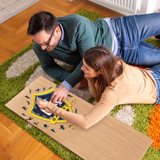 LA Galaxy® Escudo - Rompecabezas de Madera