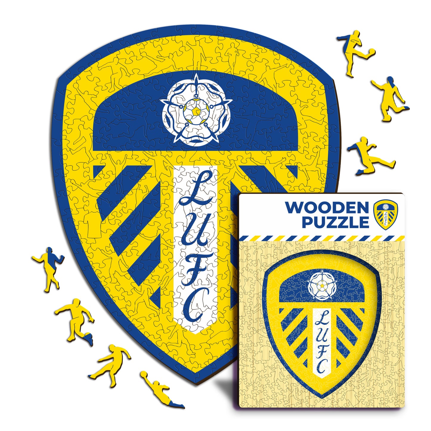 Leeds United FC® Escudo - Rompecabezas de Madera