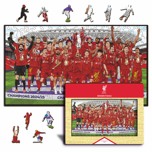 Liverpool FC® Premier League Champions 24/25 - Rompecabezas de Madera