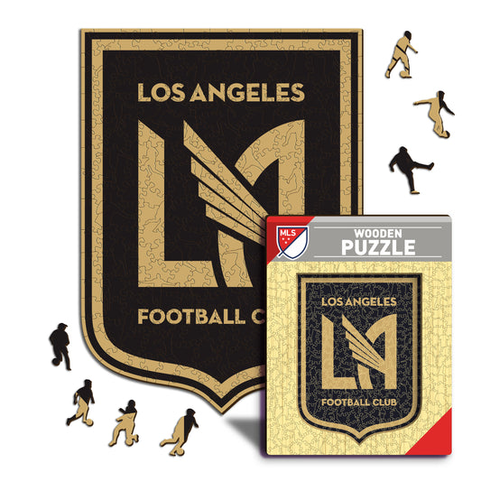 Los Angeles FC® Escudo - Rompecabezas de Madera