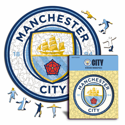 Manchester City FC® Escudo - Rompecabezas de Madera