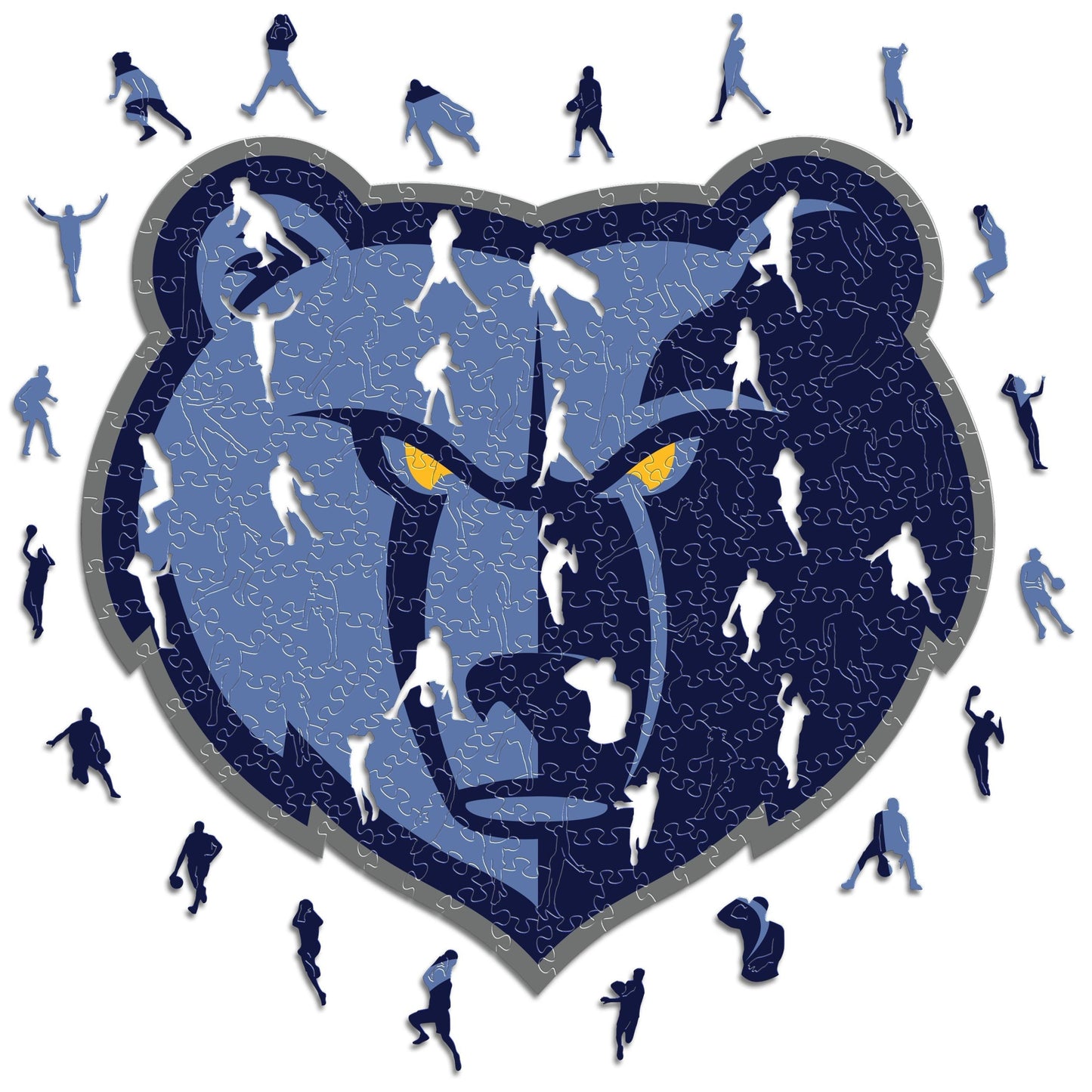 Memphis Grizzlies™ - Rompecabezas de Madera