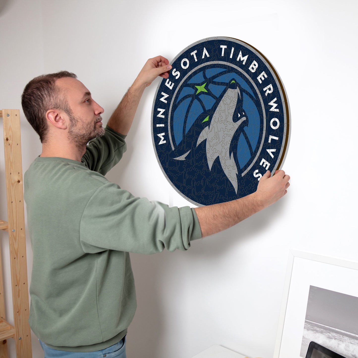 Minnesota Timberwolves™ - Rompecabezas de Madera