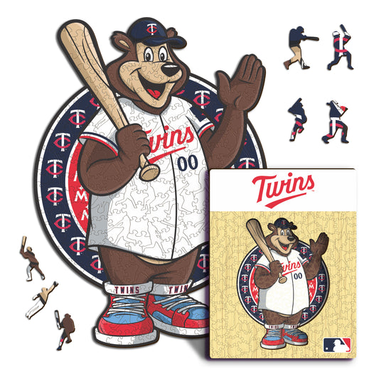 Minnesota Twins™ Mascota - Rompecabezas de Madera