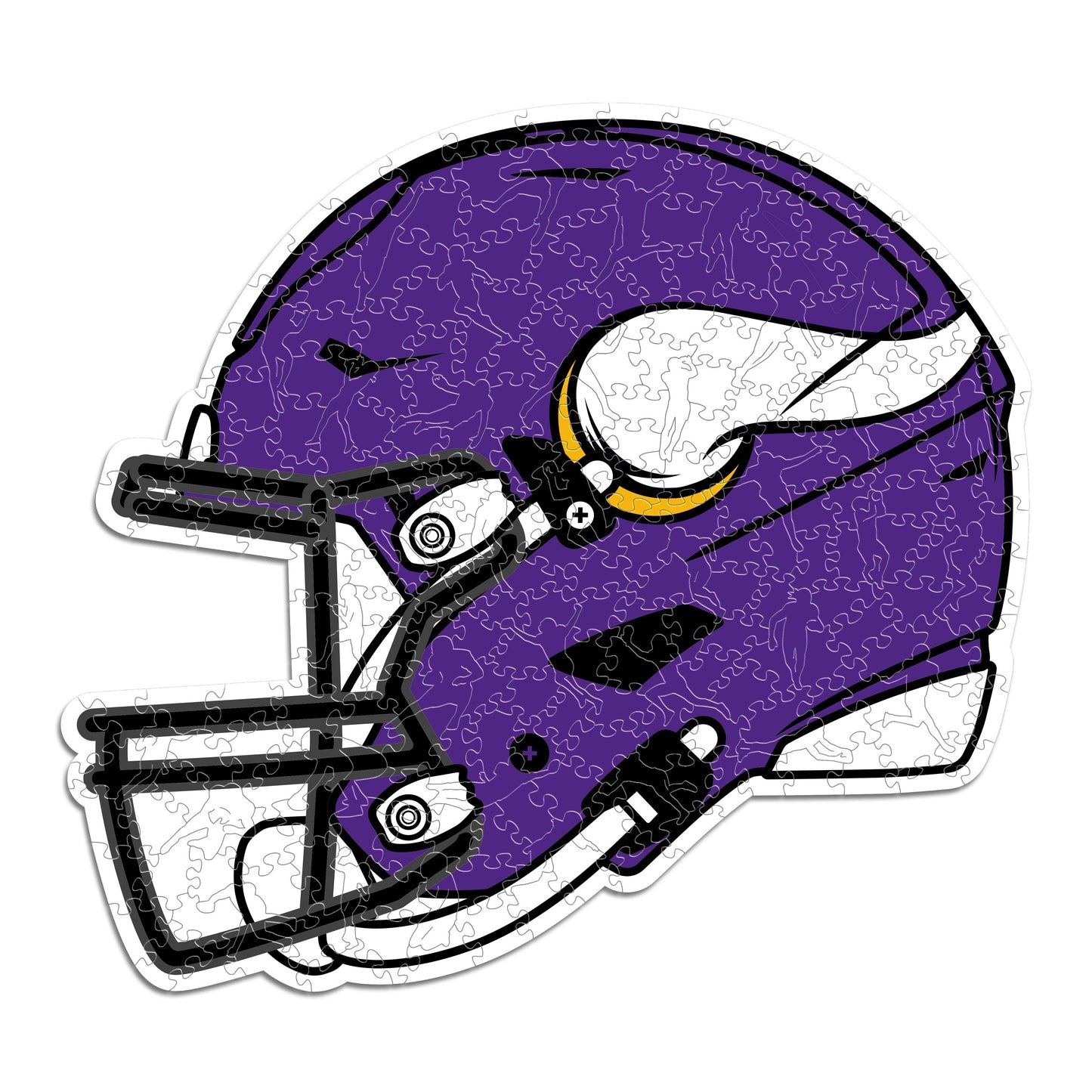Minnesota Vikings™ Casco - Rompecabezas de Madera