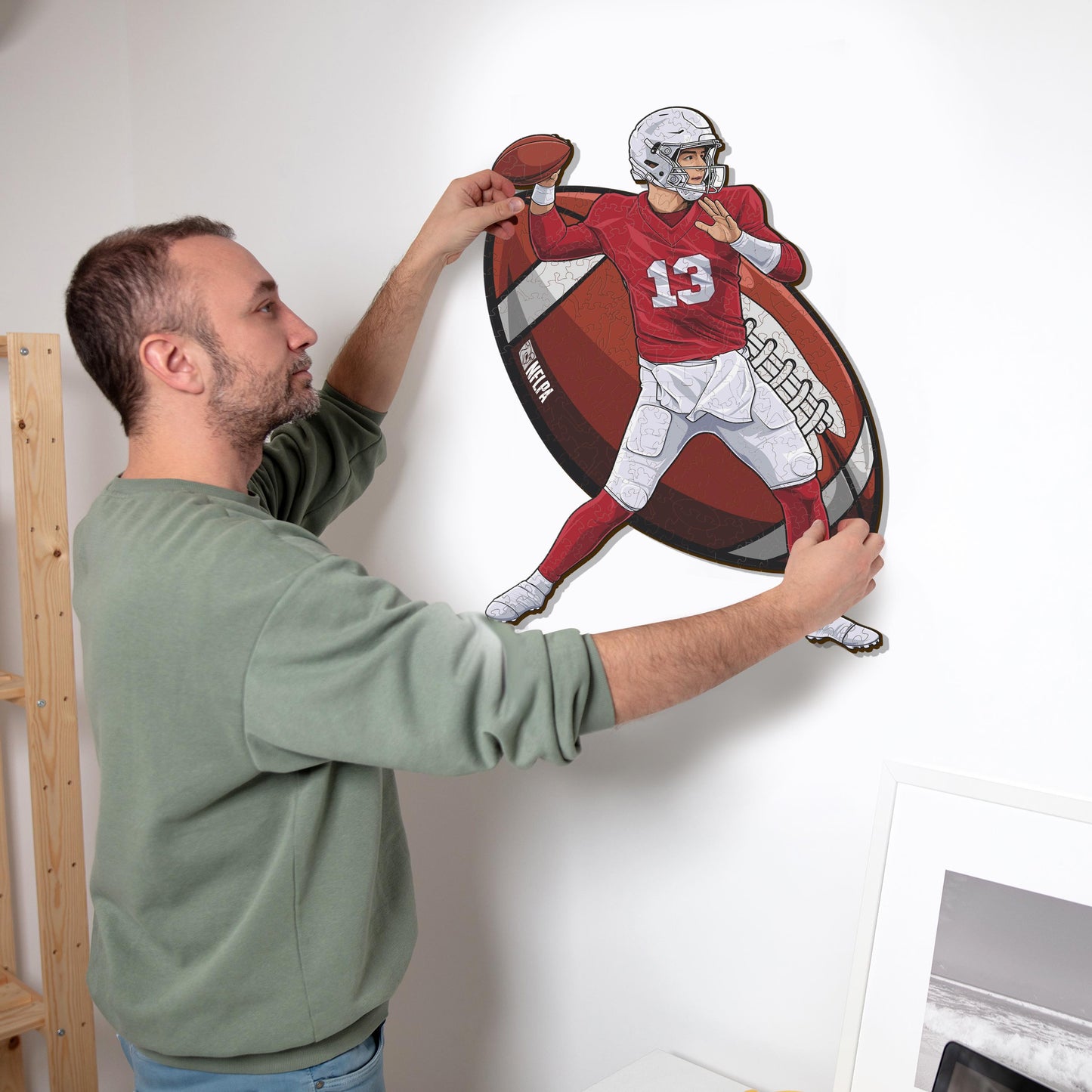 Brock Purdy - Rompecabezas de Madera