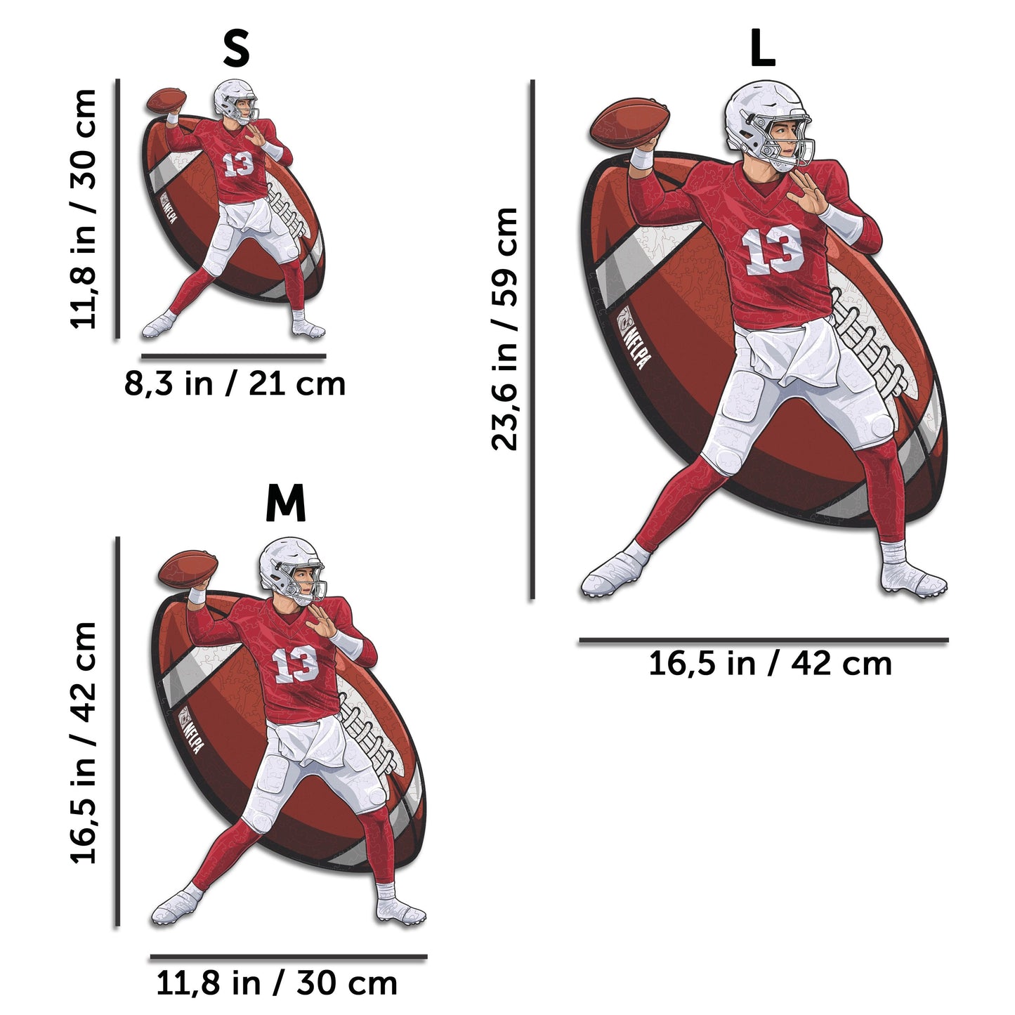 Brock Purdy - Rompecabezas de Madera