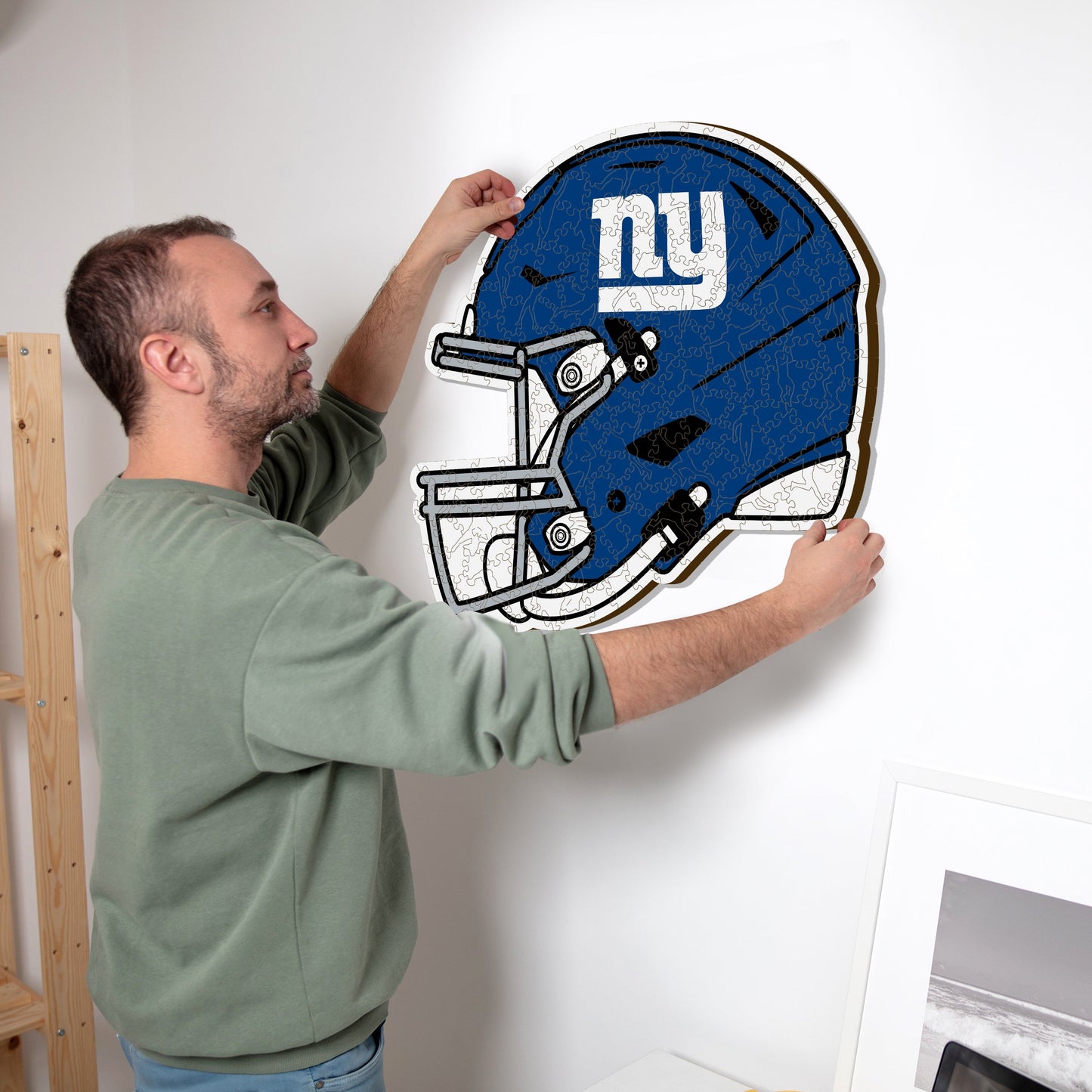 New York Giants™ Casco - Rompecabezas de Madera