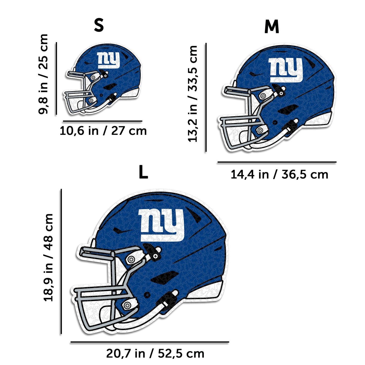 New York Giants™ Casco - Rompecabezas de Madera