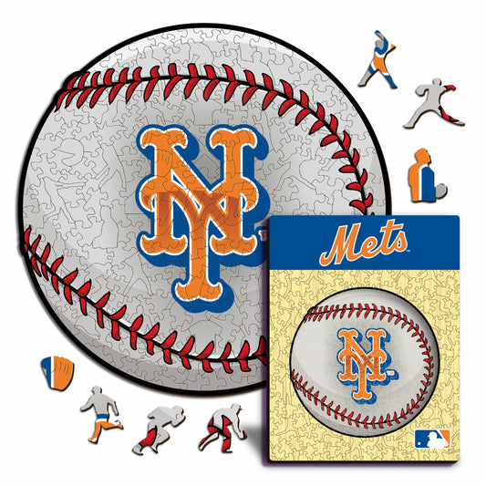 New York Mets™ - Rompecabezas de Madera