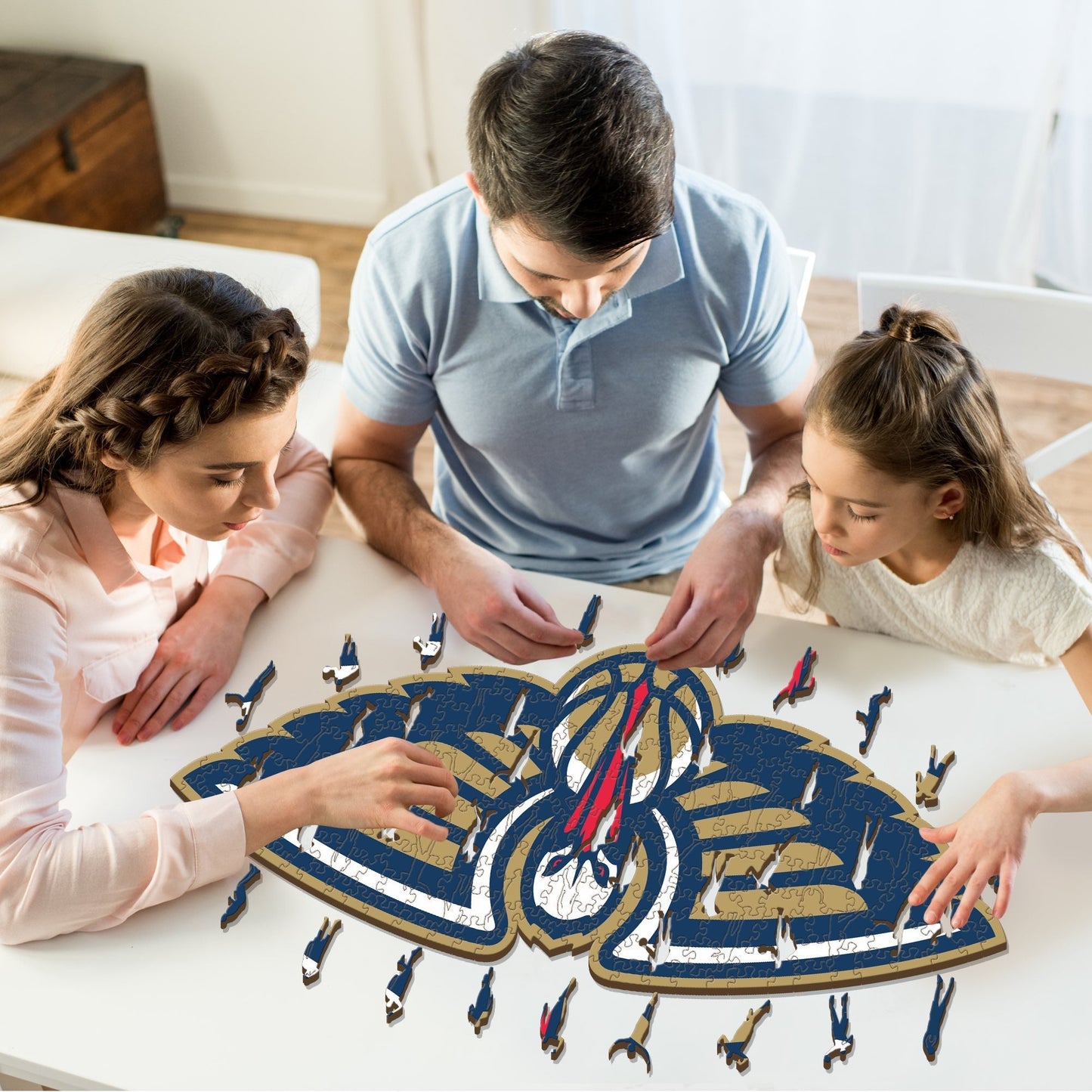 New Orleans Pelicans™ - Rompecabezas de Madera