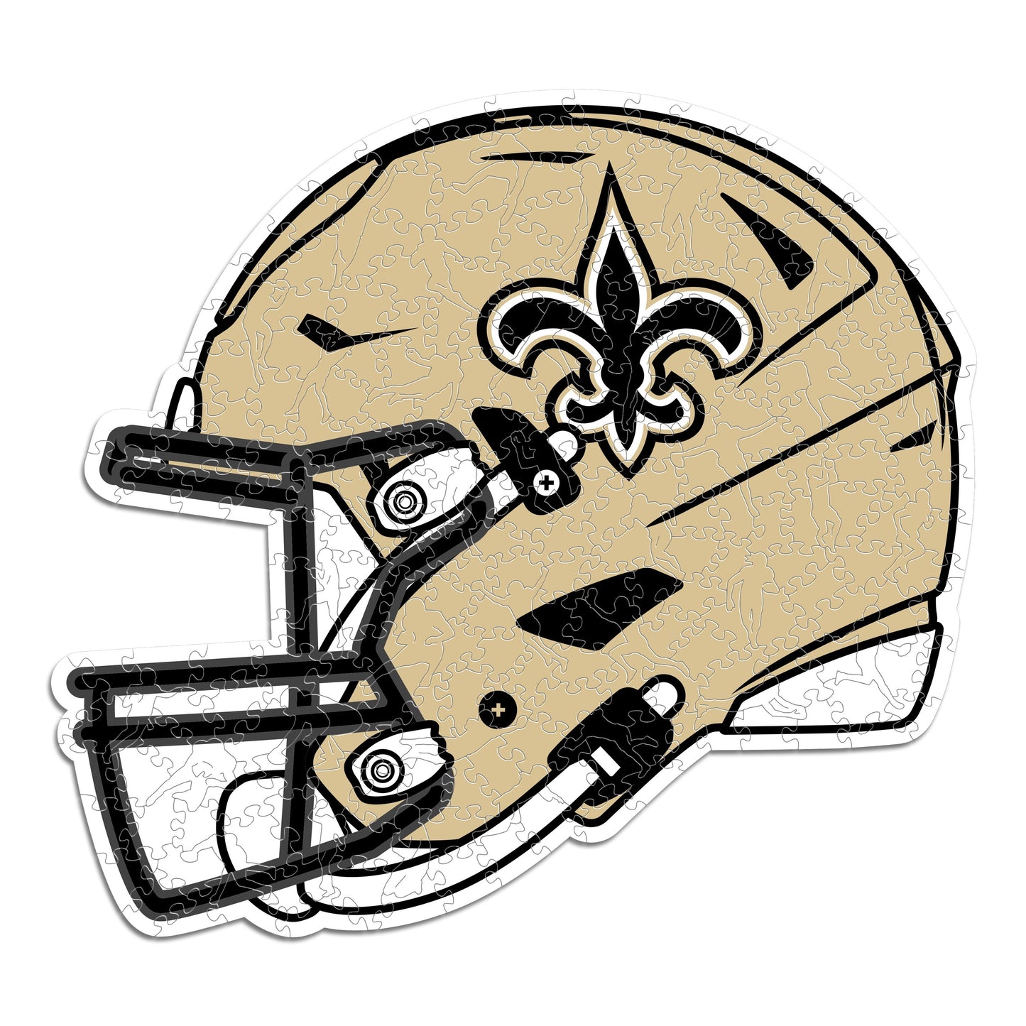New Orleans Saints™ Casco - Rompecabezas de Madera
