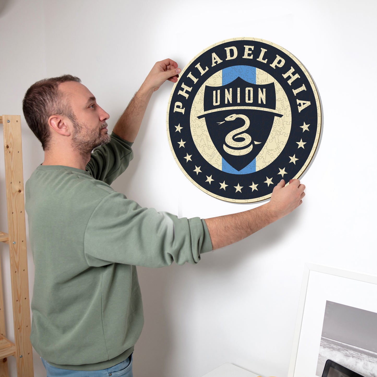 Philadelphia Union® Escudo - Rompecabezas de Madera