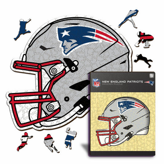 New England Patriots™ Casco - Rompecabezas de Madera