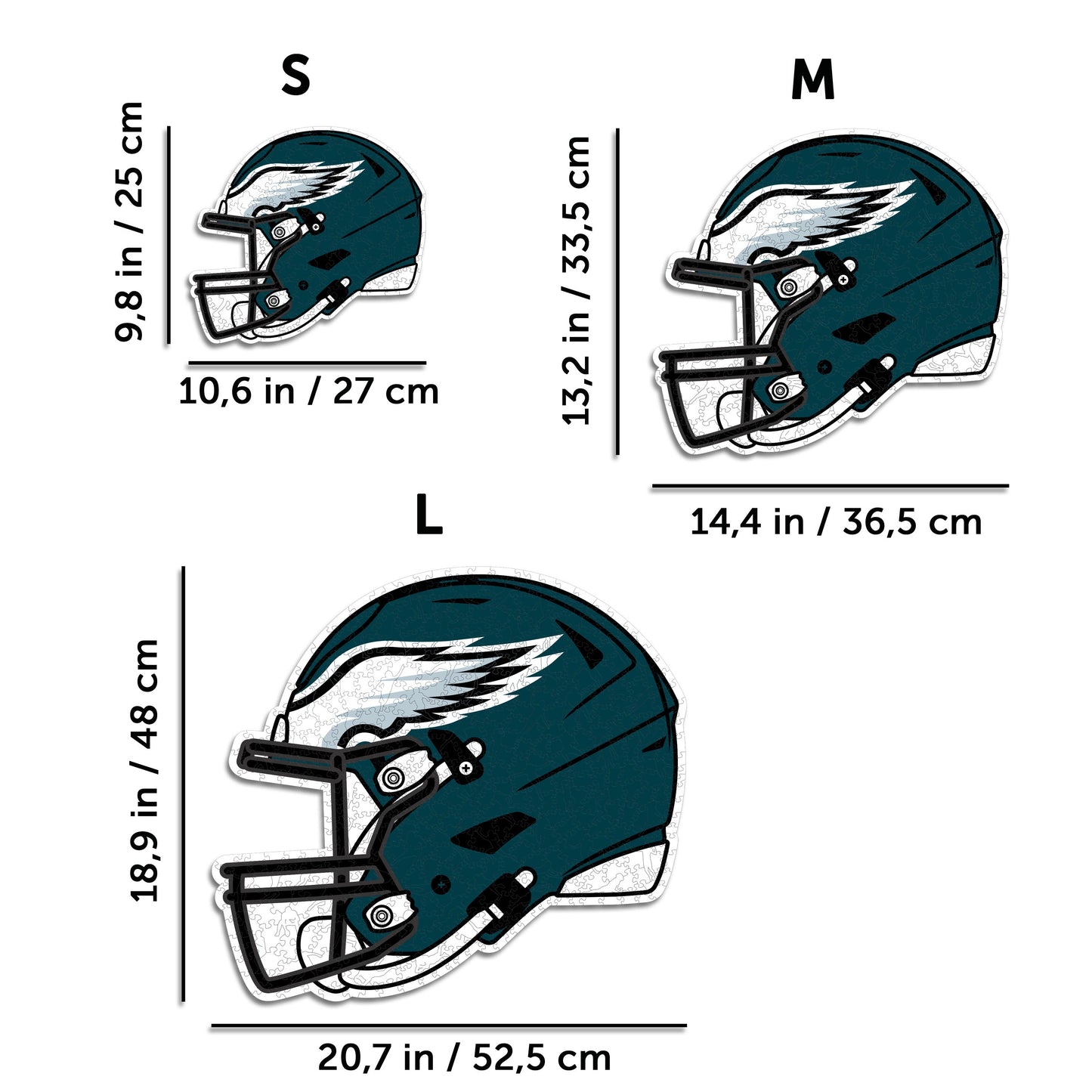 Philadelphia Eagles™ Casco - Rompecabezas de Madera