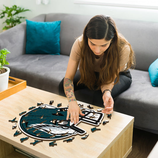 Philadelphia Eagles™ Casco - Rompecabezas de Madera