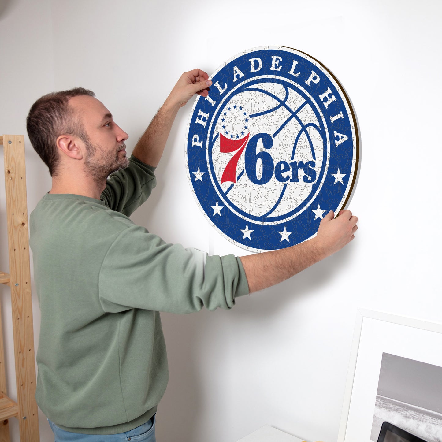 Philadelphia 76ers™ - Rompecabezas de Madera