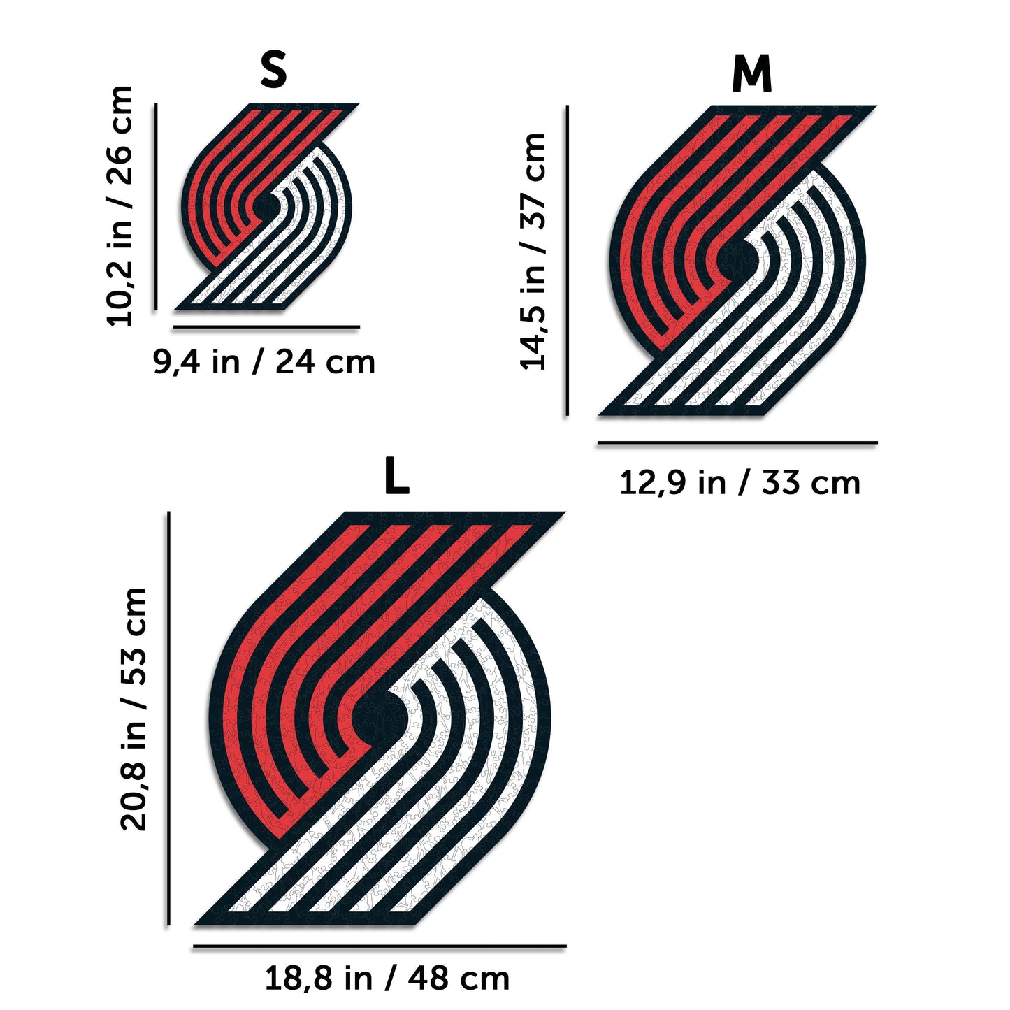 Portland Trail Blazers™ - Rompecabezas de Madera