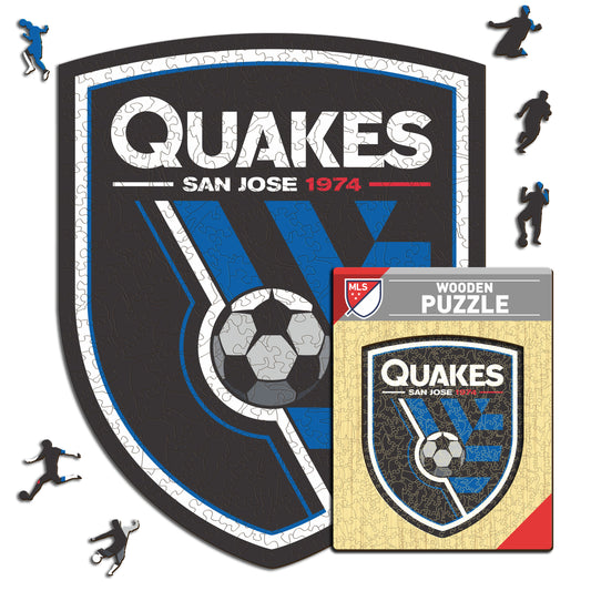 San Jose Earthquakes® Escudo - Rompecabezas de Madera