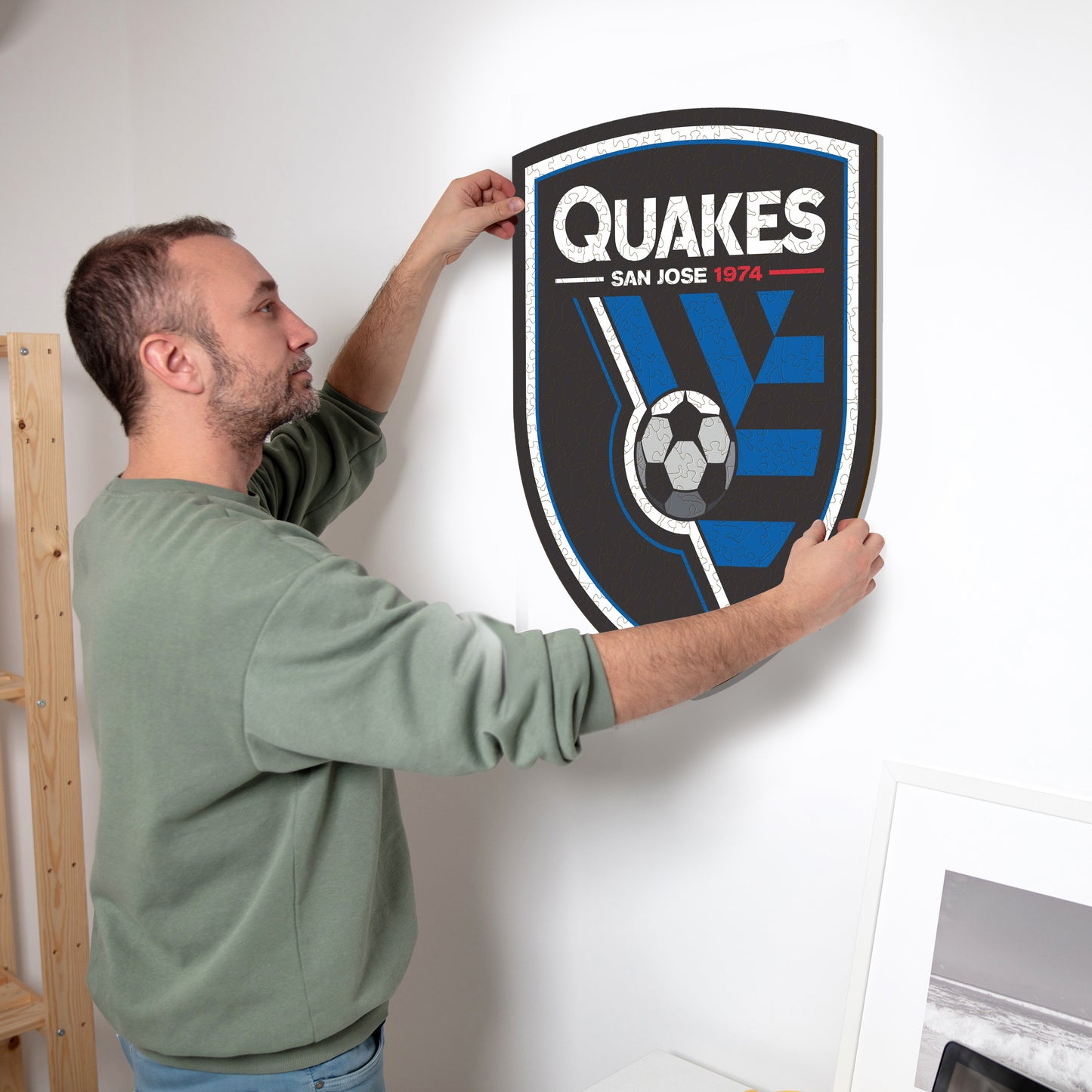 San Jose Earthquakes® Escudo - Rompecabezas de Madera