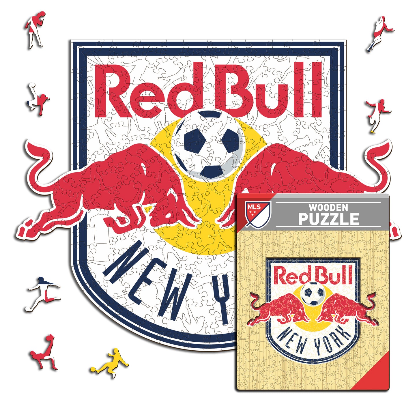 New York Red Bulls® Logo - Rompecabezas de Madera