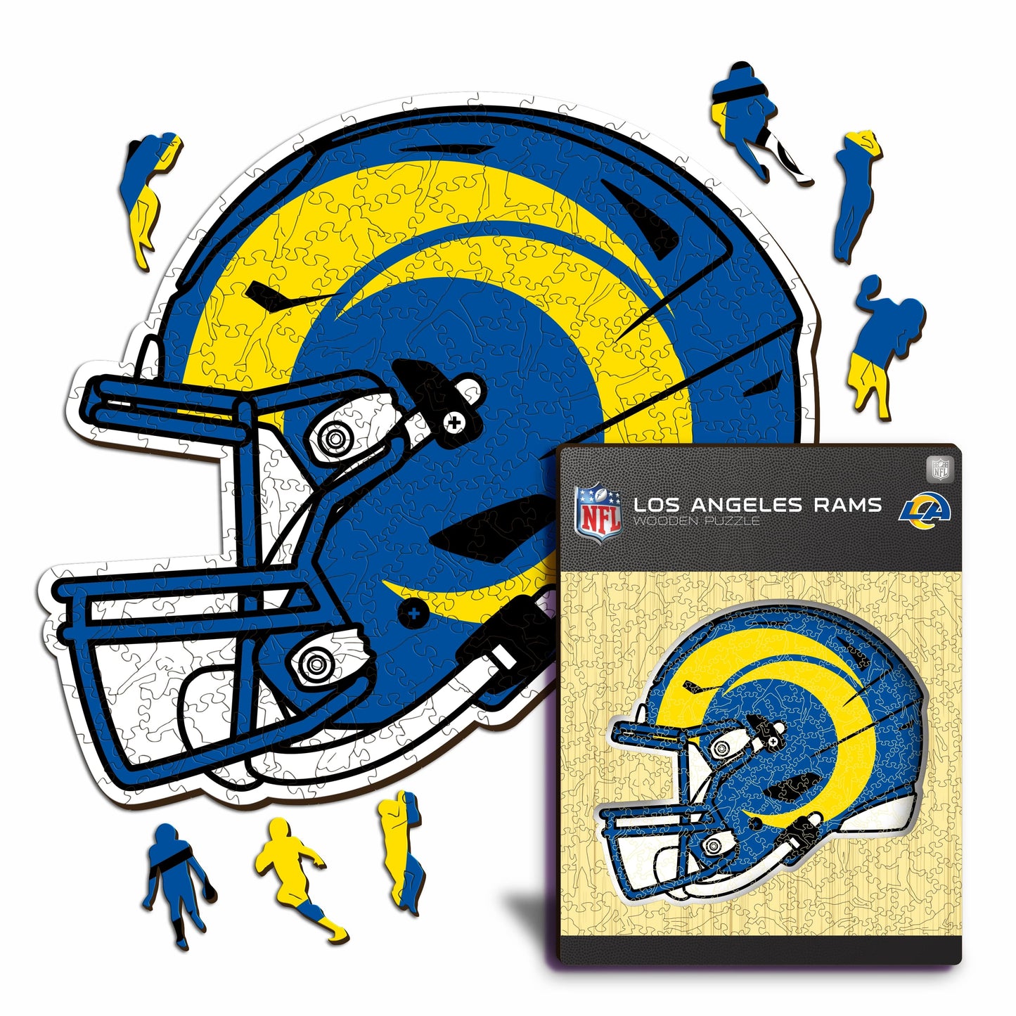 Los Angeles Rams™ Casco - Rompecabezas de Madera