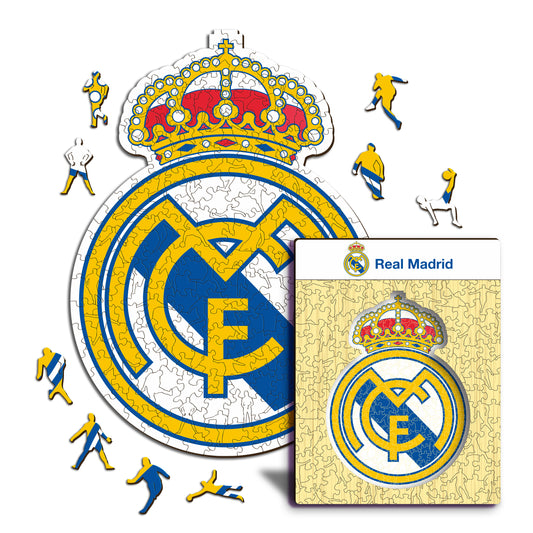 Real Madrid CF® Escudo - Rompecabezas de Madera