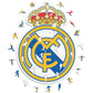 2 PACKClub de Futbol Monterrey® Escudo + Real Madrid CF® Escudo