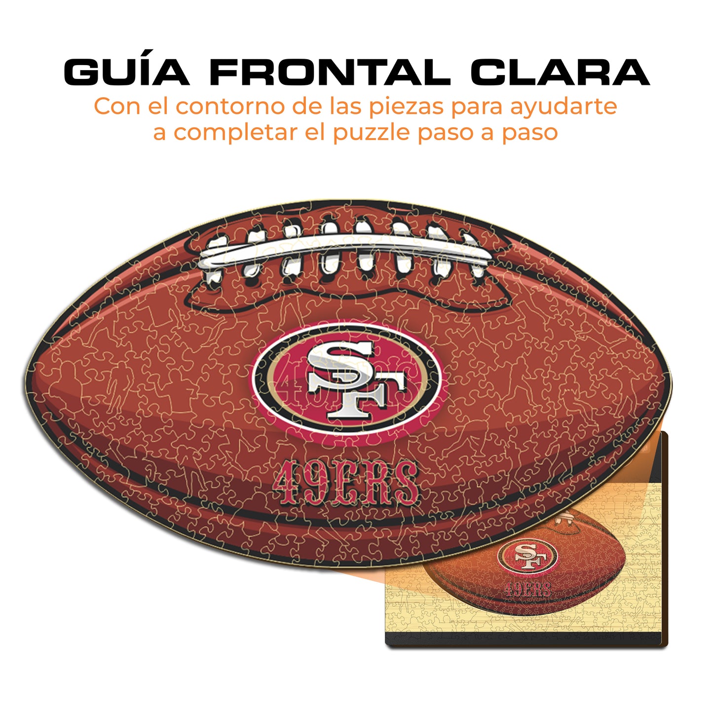San Francisco 49ers™ - Rompecabezas de Madera
