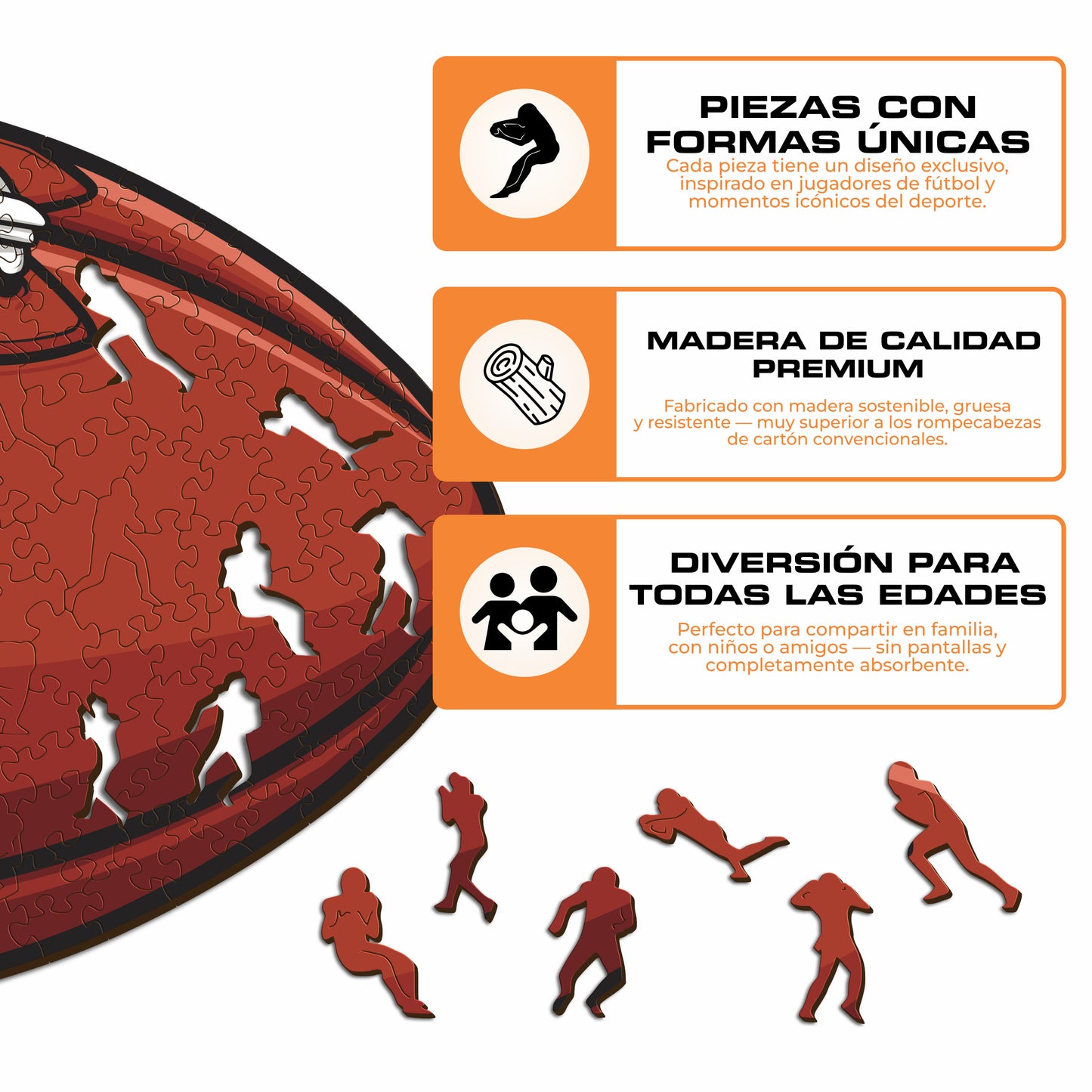 San Francisco 49ers™ - Rompecabezas de Madera
