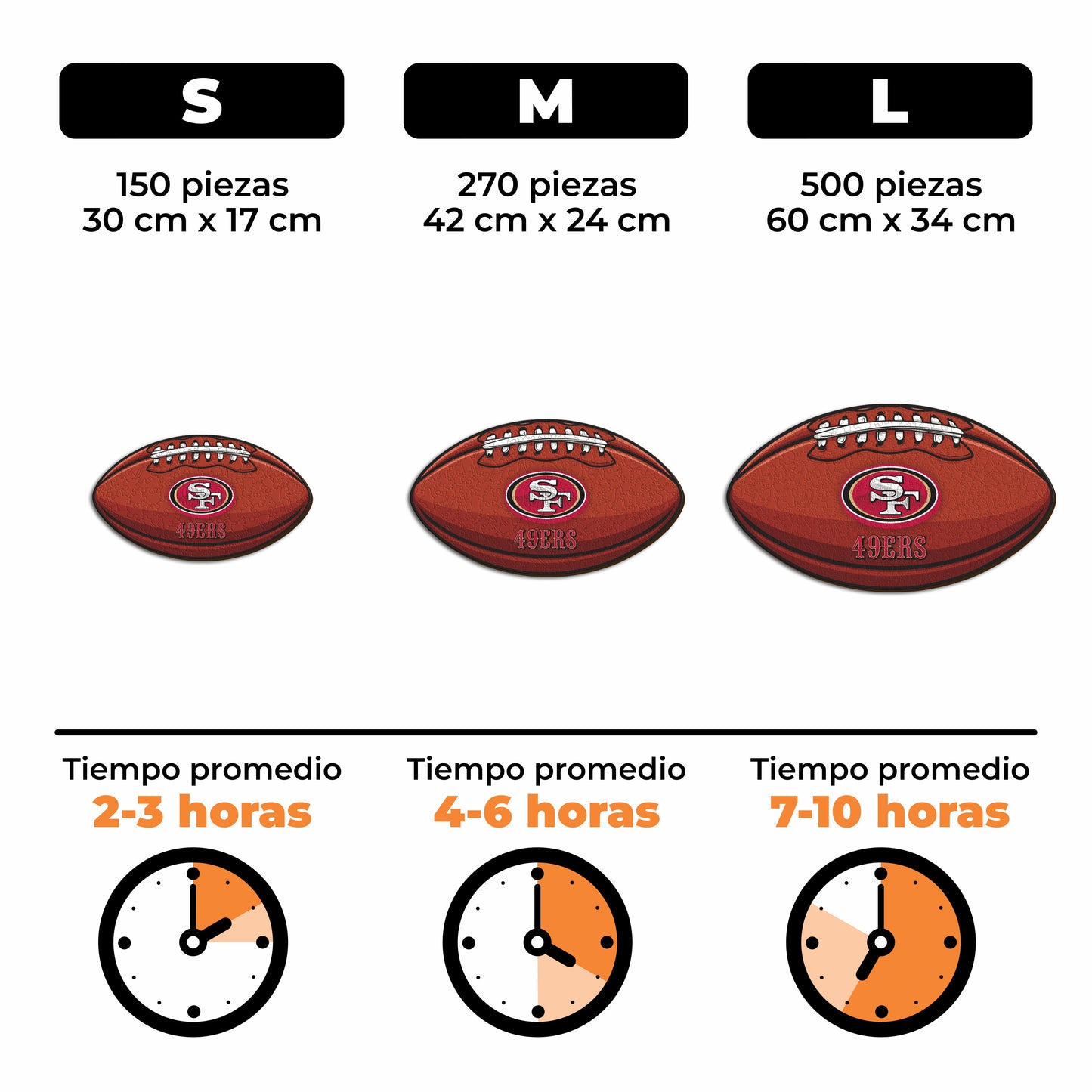 San Francisco 49ers™ - Rompecabezas de Madera