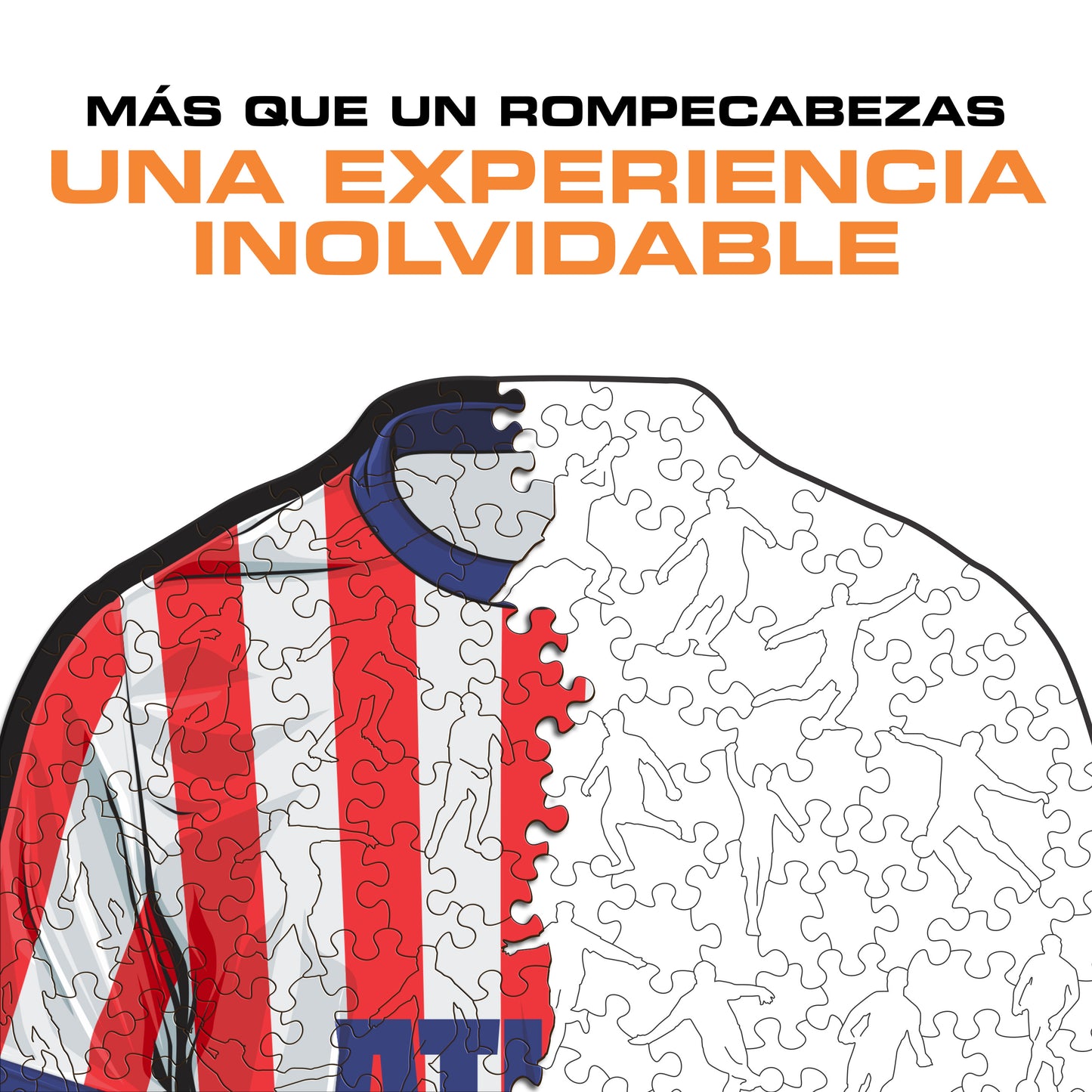 Atlético de Madrid® Jersey - Rompecabezas de Madera