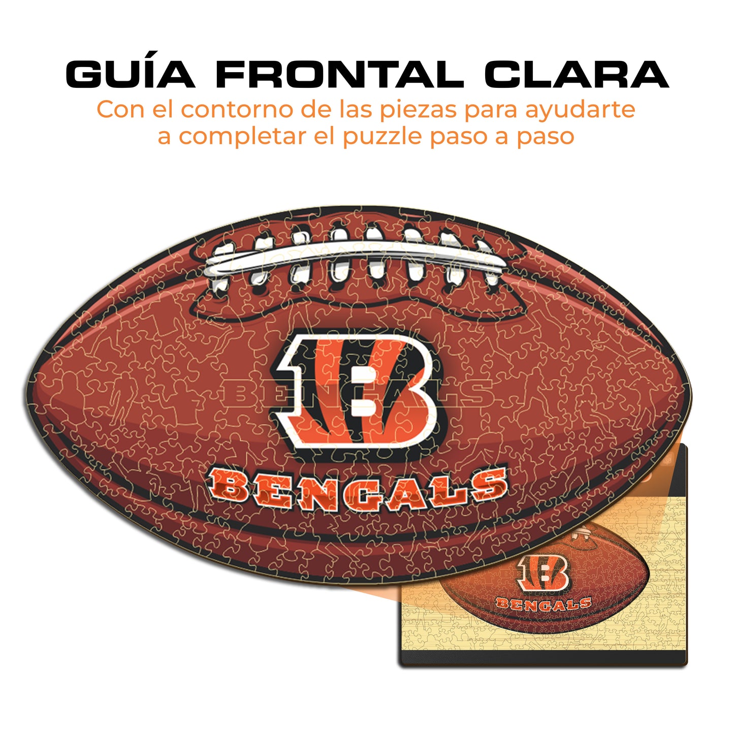 Cincinnati Bengals™ - Rompecabezas de Madera