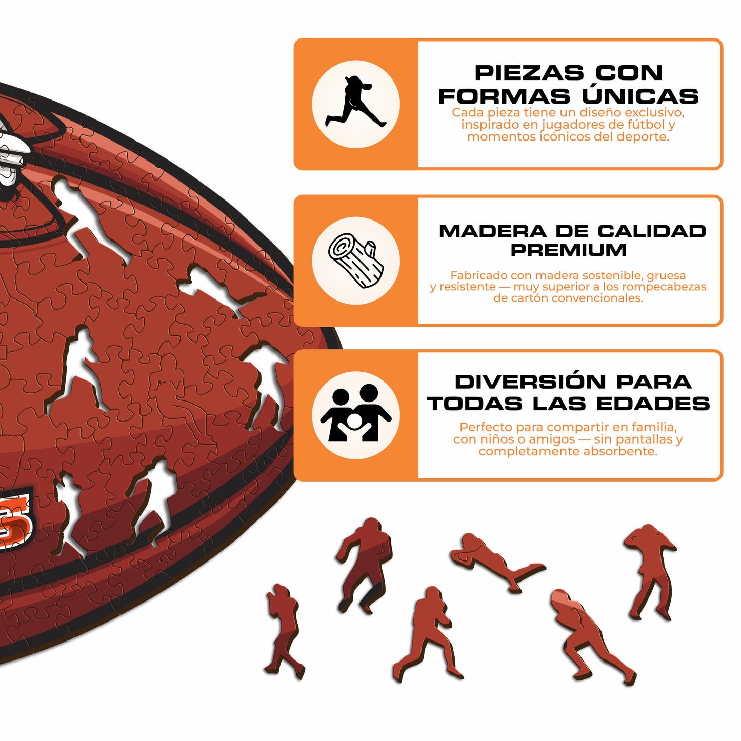 Cincinnati Bengals™ - Rompecabezas de Madera