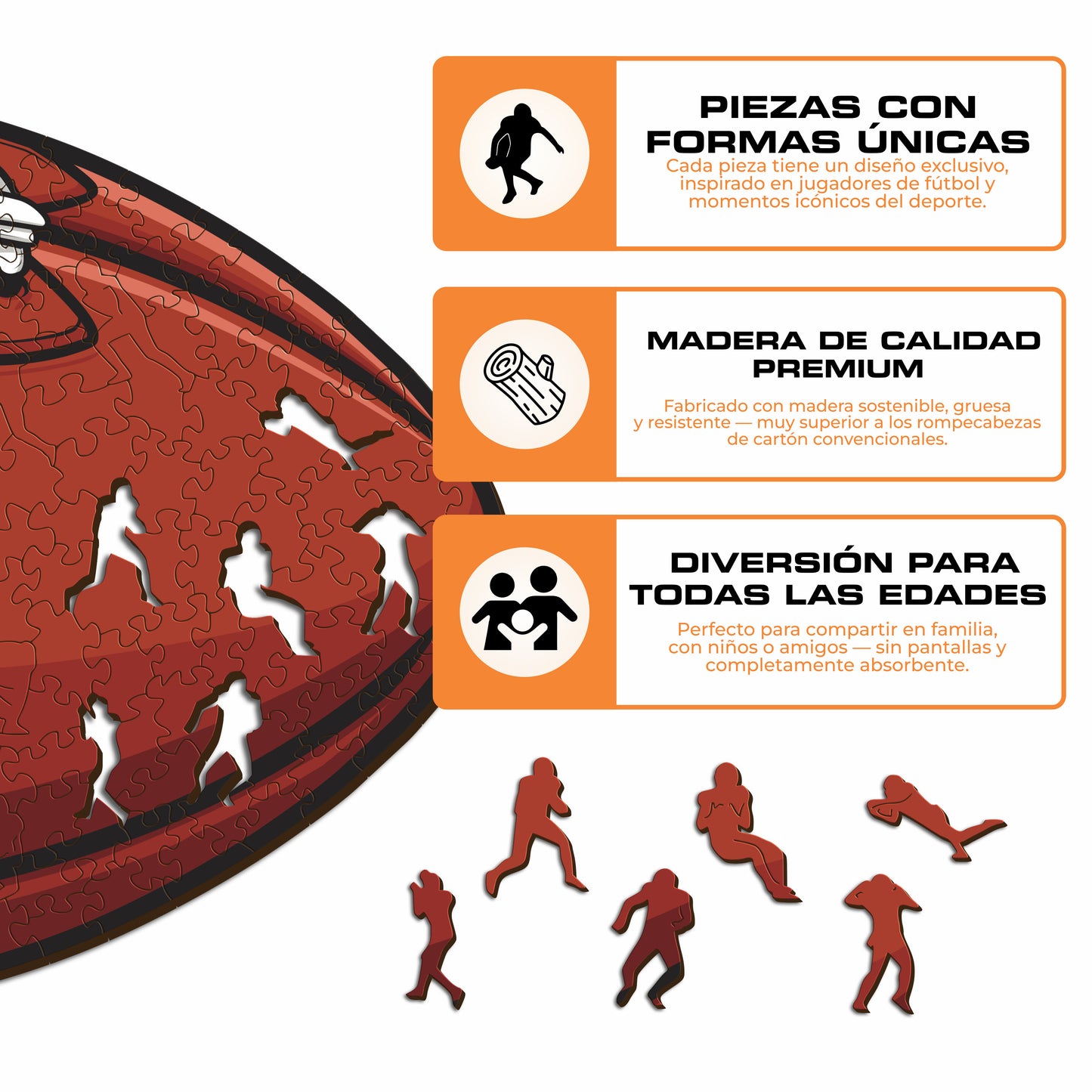 Buffalo Bills™ - Rompecabezas de Madera