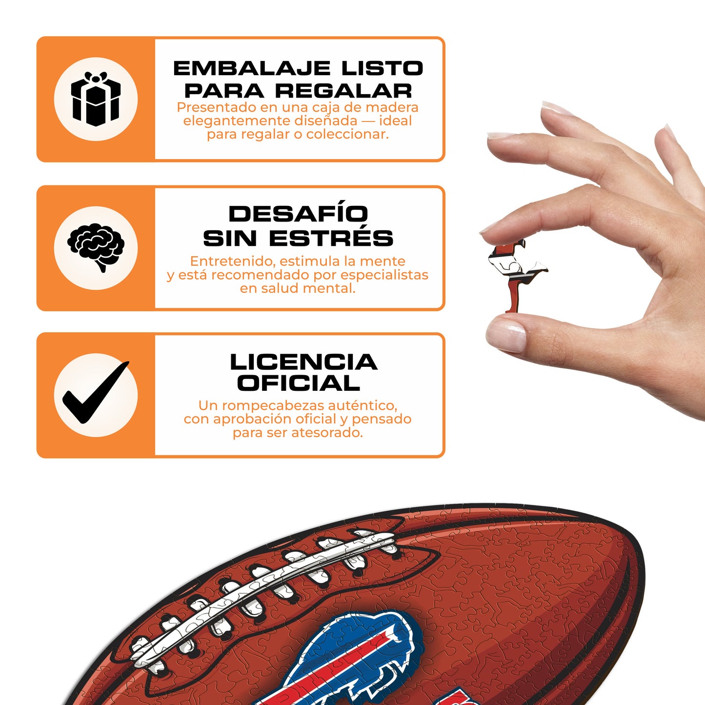 Buffalo Bills™ - Rompecabezas de Madera