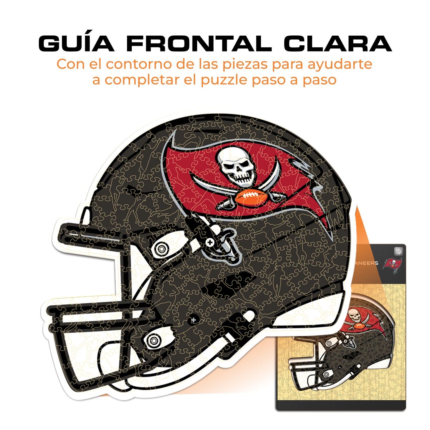 Tampa Bay Buccaneers™ Casco - Rompecabezas de Madera