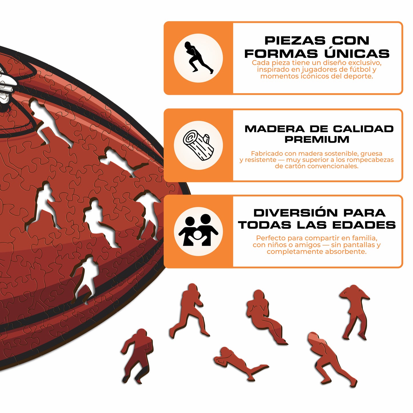 Tampa Bay Buccaneers™ - Rompecabezas de Madera