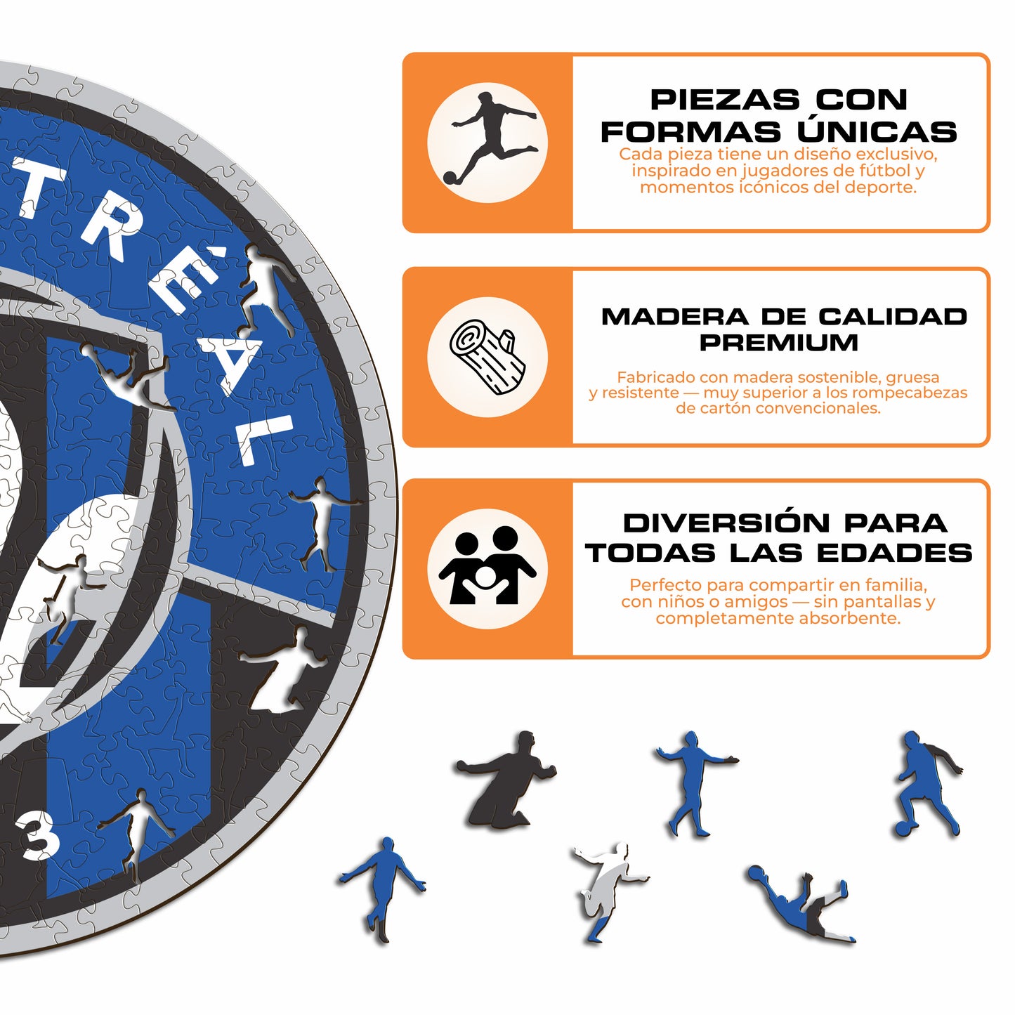 CF Montréal® Escudo - Rompecabezas de Madera