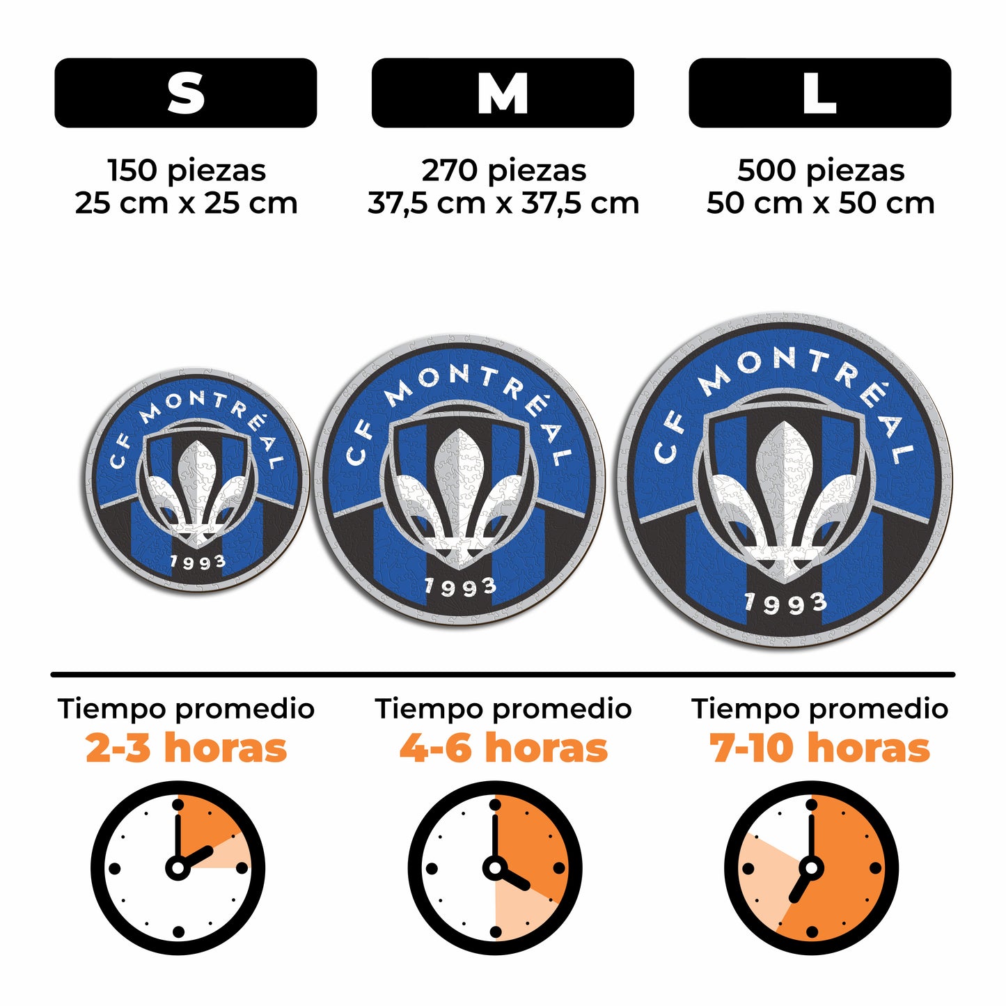 CF Montréal® Escudo - Rompecabezas de Madera