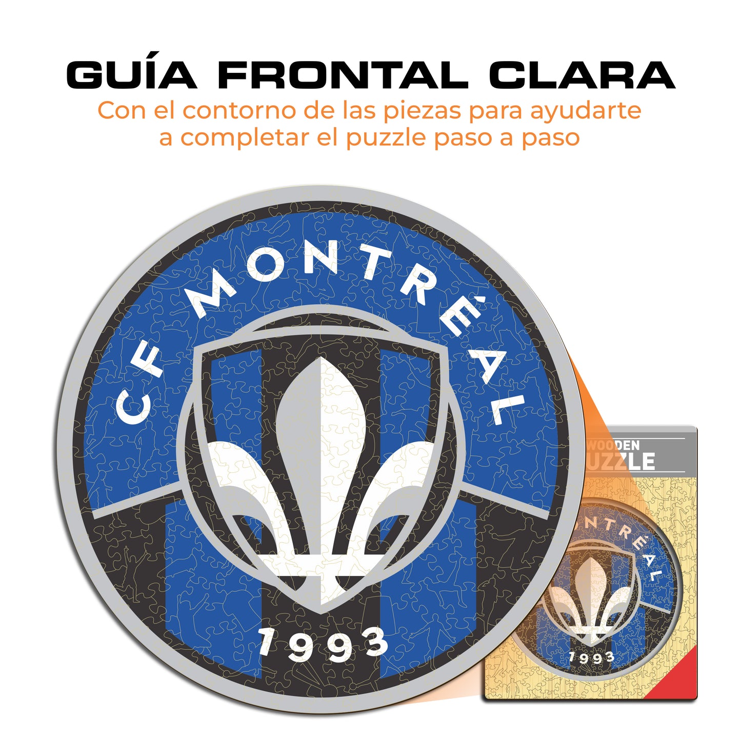 CF Montréal® Escudo - Rompecabezas de Madera