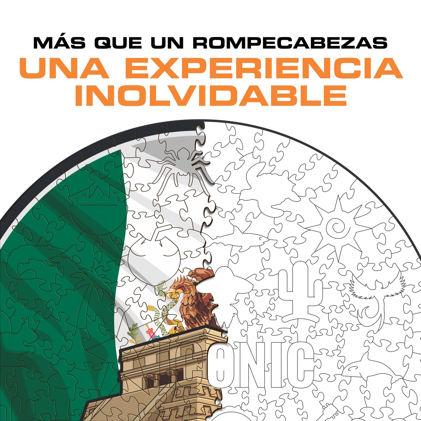 Chichén Itzá - Rompecabezas de Madera