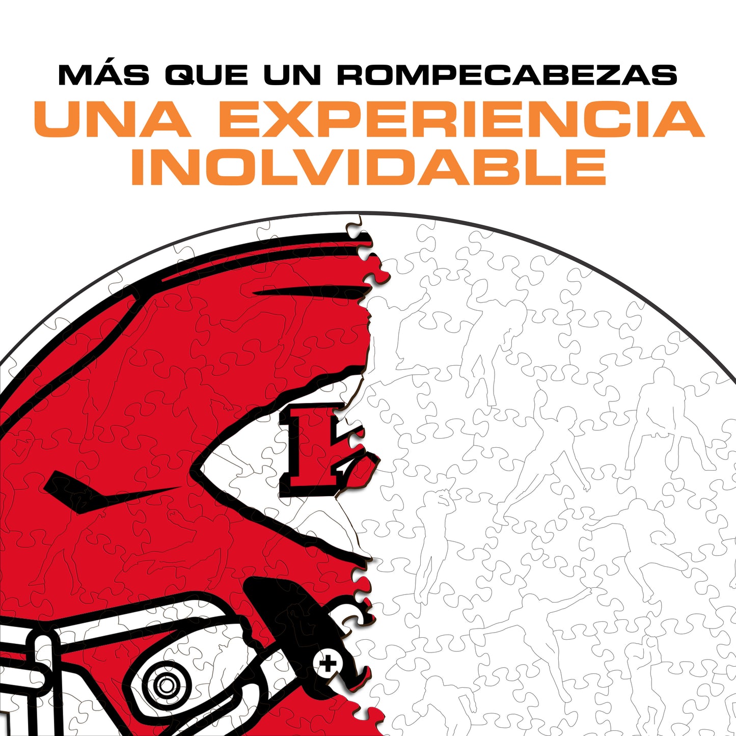 Kansas City Chiefs™ Casco - Rompecabezas de Madera