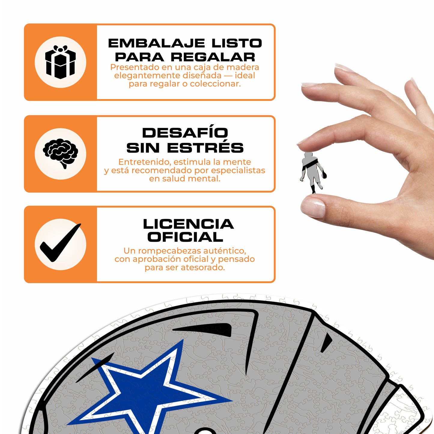 Dallas Cowboys™ Casco - Rompecabezas de Madera