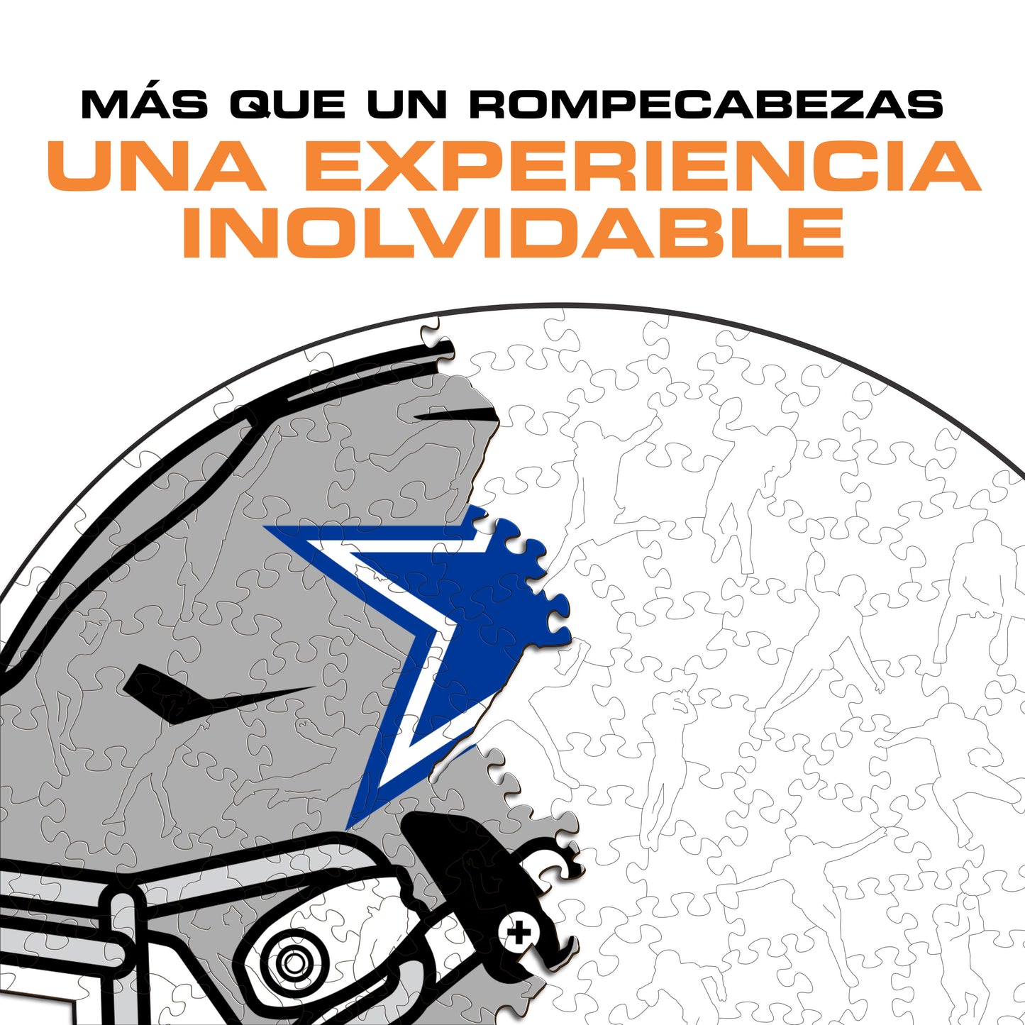 Dallas Cowboys™ Casco - Rompecabezas de Madera