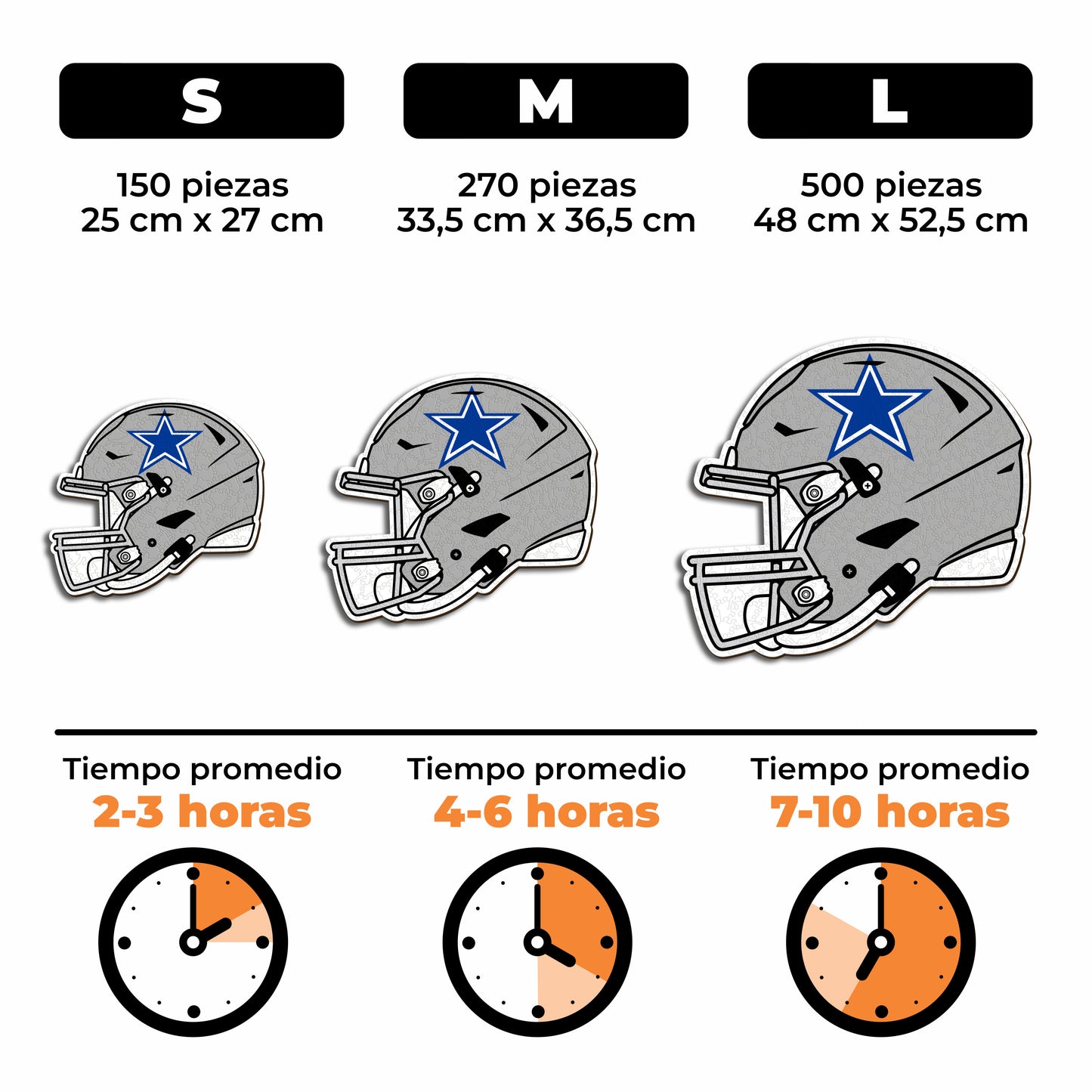 Dallas Cowboys™ Casco - Rompecabezas de Madera