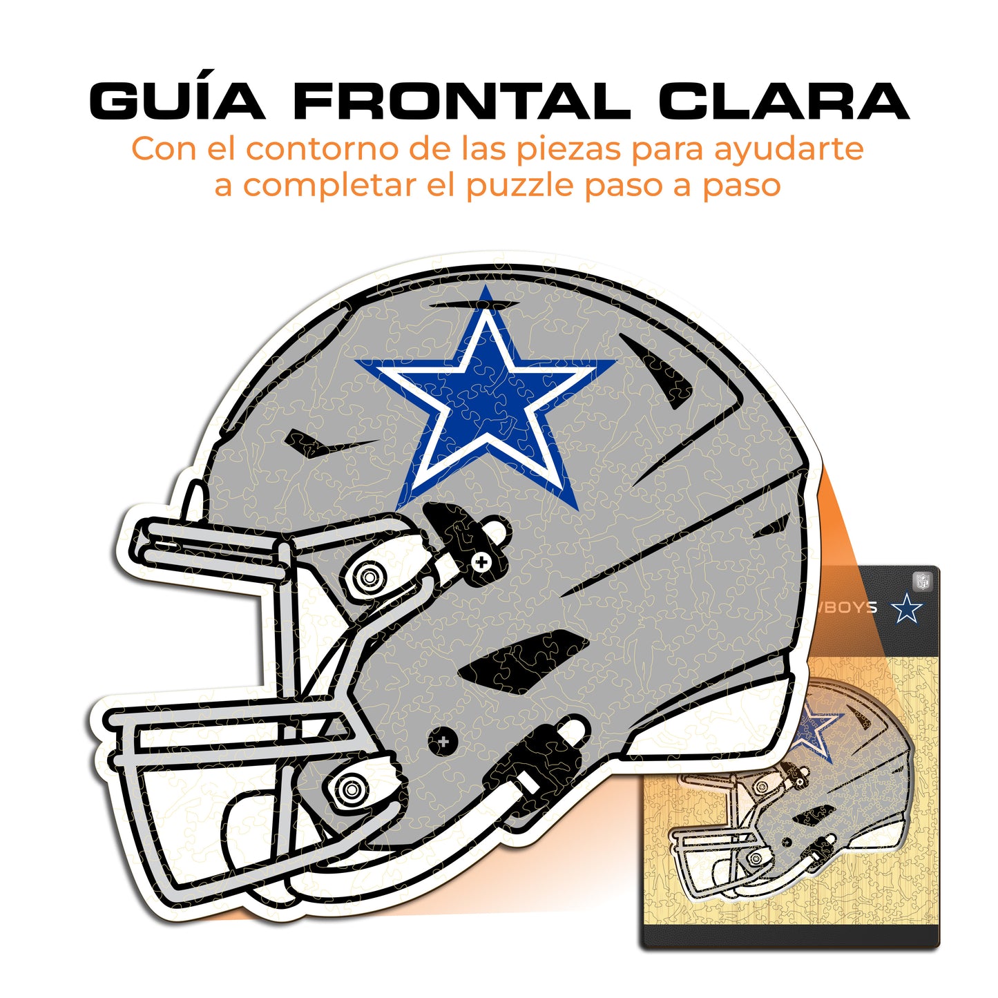 Dallas Cowboys™ Casco - Rompecabezas de Madera