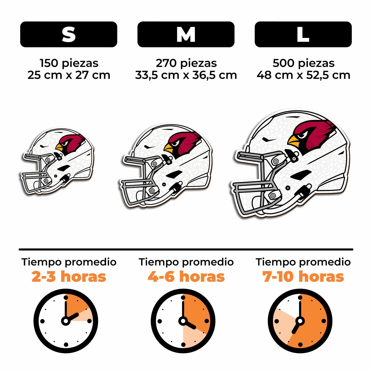 Arizona Cardinals™ Casco - Rompecabezas de Madera